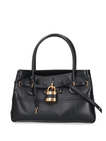Geantă shopper Chloé din piele negru
