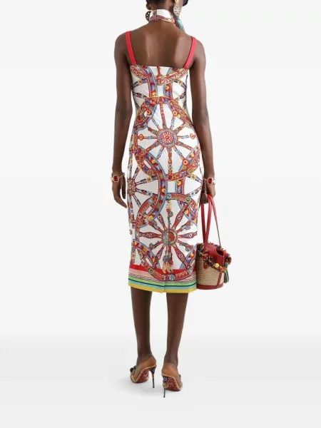 Rochie Dolce & Gabbana cu imagine alb