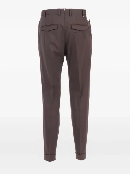 Pantaloni Pt Torino plisate maro