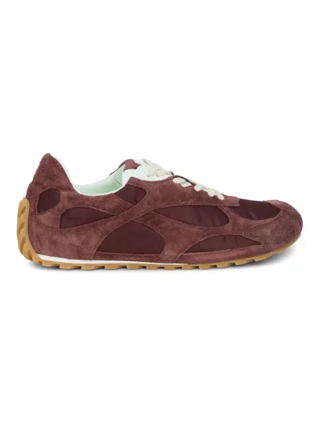 Sneakersy Bottega Veneta skórzane eleganckie czerwone