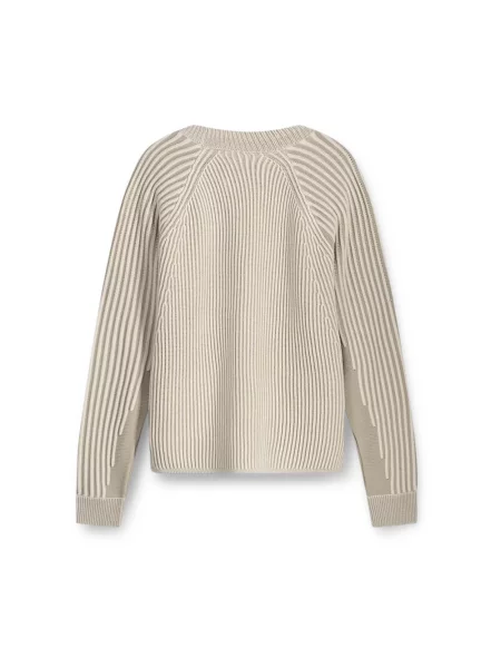 Filling Pieces kardigan z dodatkiem wełny Knit Cardigan beżowy
