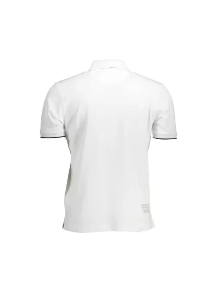 Polo La Martina z krótkim rękawem elegancke białe
