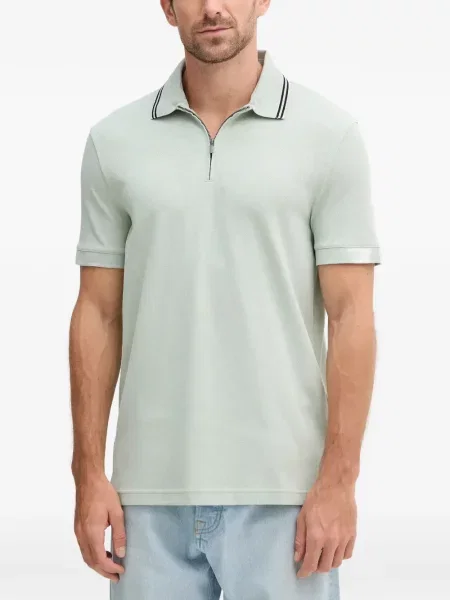 Gulerat tricou polo Armani Exchange verde