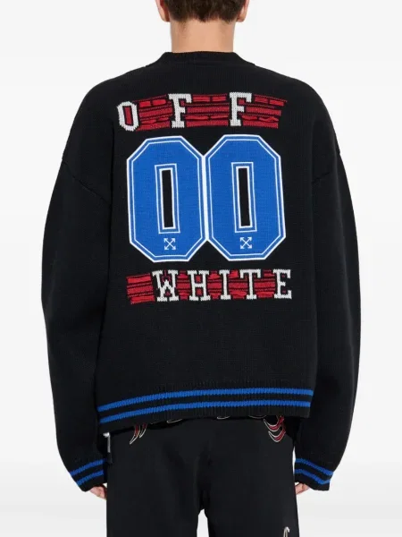 Cardigan Off-white tricotate alb