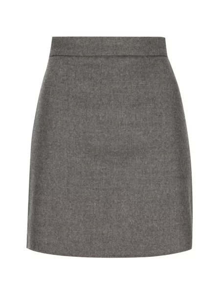 Scurt fustă Max Mara de lână gri