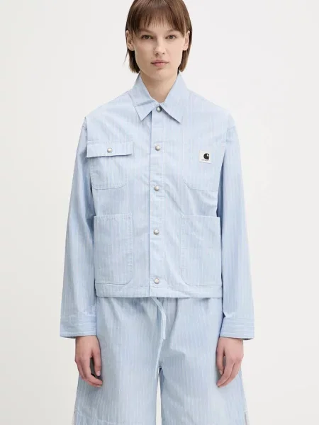 Koszula Carhartt Wip niebieska