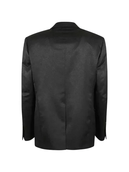 Geacă Lardini din satin cu rever negru