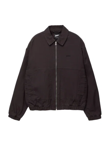 Pull&Bear Geacă de primăvară-toamnă STWD gri închis negru