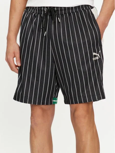 Puma Pantaloni scurți sport T7 For The Fanbase negru