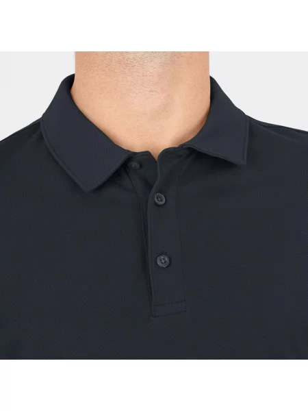 Polo Jako Organic Stretch szara