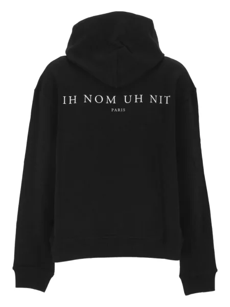 Hanorac cu glugă Ih Nom Uh Nit cu imagine negru
