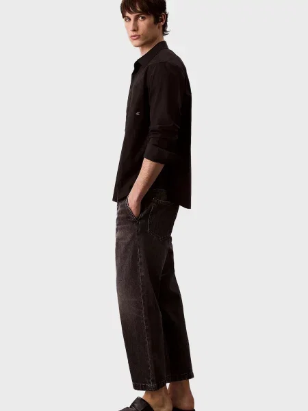 Укороченные джинсы Calvin Klein Jeans черные