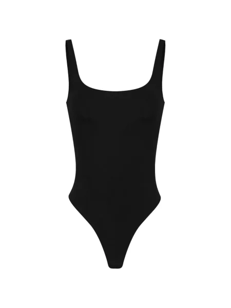 Ușor body Elisabetta Franchi din jerseu negru