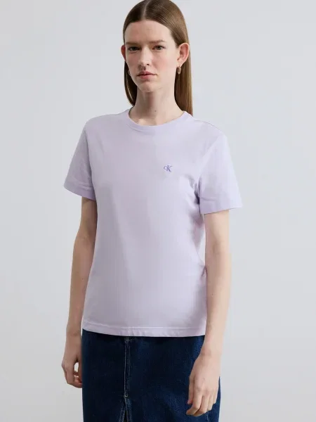 Calvin Klein Jeans Tričko Archive orgovánová fialová