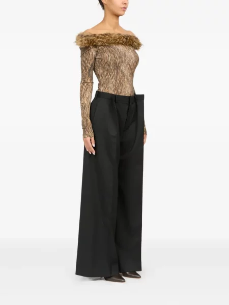 Pantaloni Mm6 Maison Margiela negru