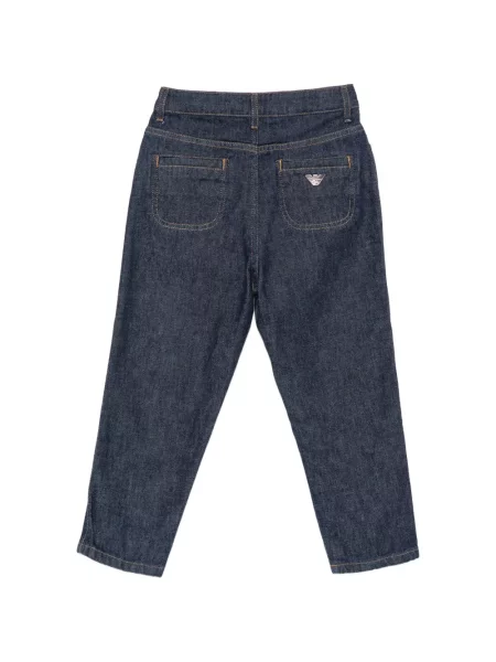 Jeansy dziecięce Emporio Armani niebieskie