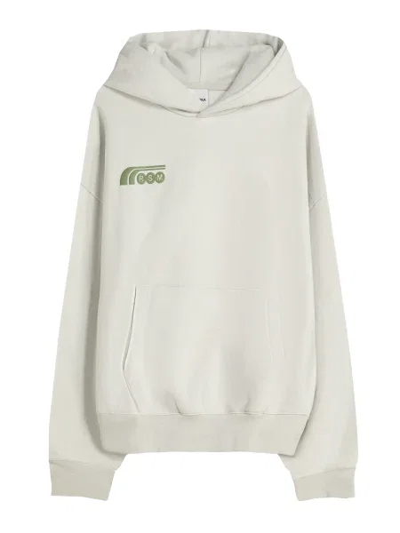 Bershka Majica svetlo / travnato zelena siva