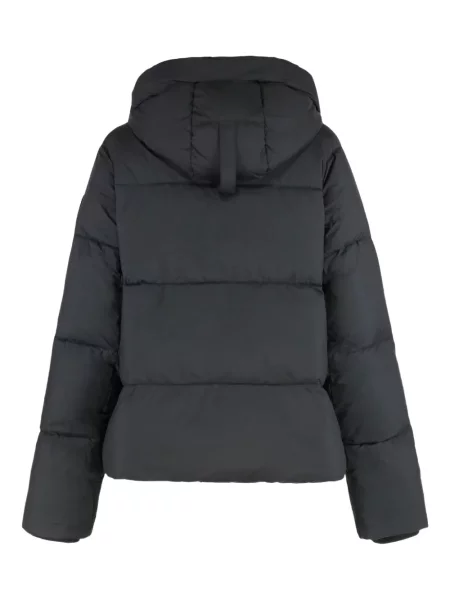 Geacă cu puf Canada Goose cu glugă negru