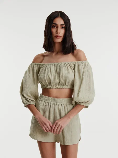 EDITED Bluză Nadda' verde