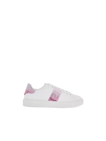 Sneakersy Versace skórzane białe