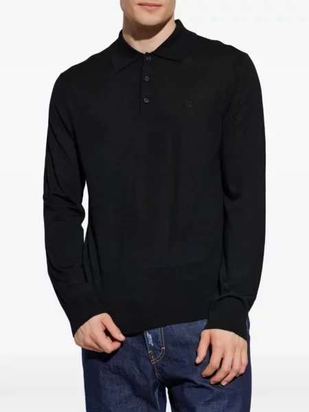 Gulerat tricou polo Dsquared2 negru