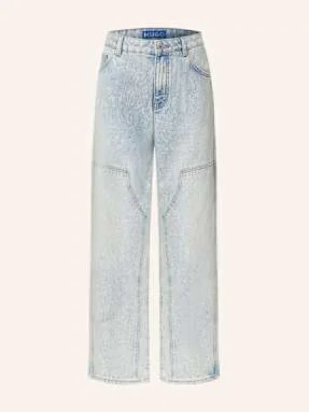 Hugo Blue Jeansy Straight Getara blau niebieskie