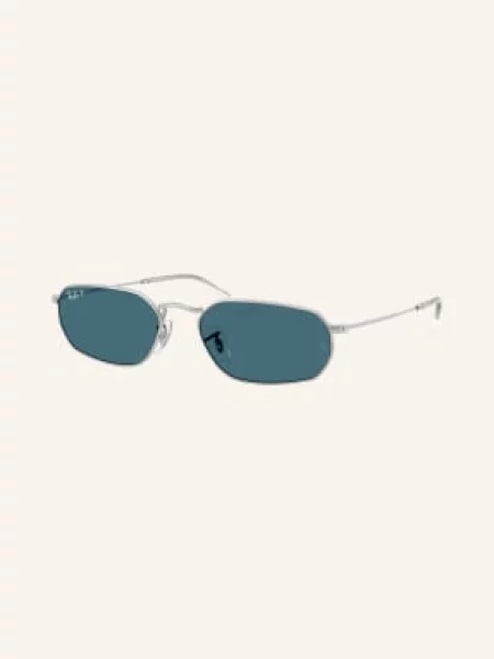 Ray-Ban okulary przeciwsłoneczne srebrny niebieskie