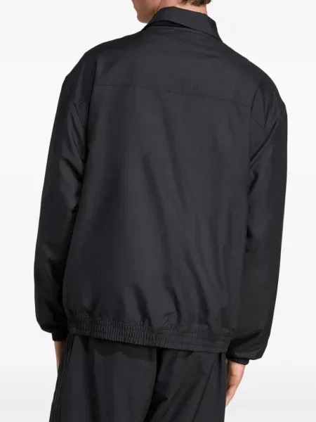 Top Adidas tricotate cu broderie negru