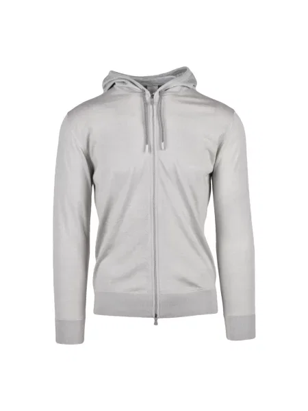 Bluza rozpinana Eleventy wełniana szara