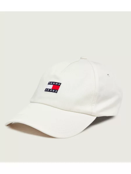 Tommy Jeans Șapcă baseball Heritage alb