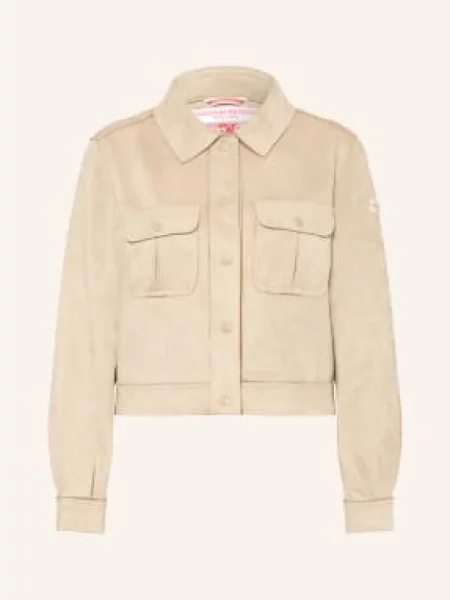 Frieda & Freddies Kurtka Geraldine W Stylu Skórzanym beige beżowa