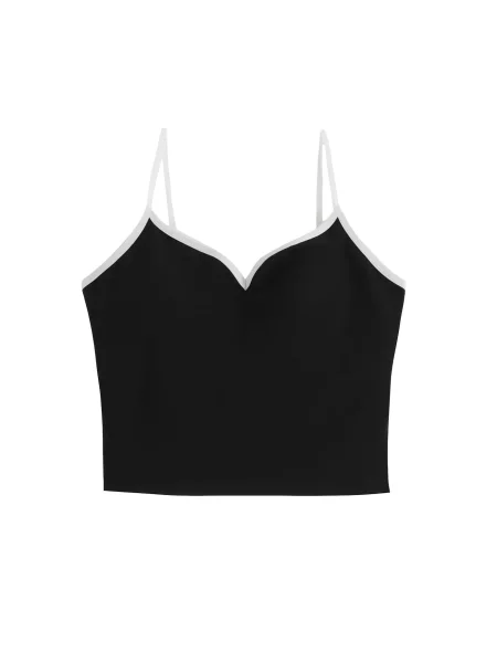 Aim'n Sport top Sense negru alb