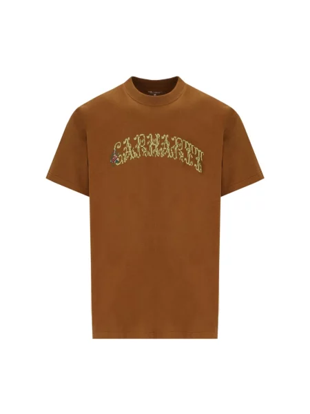 Koszulka Carhartt Wip brązowa