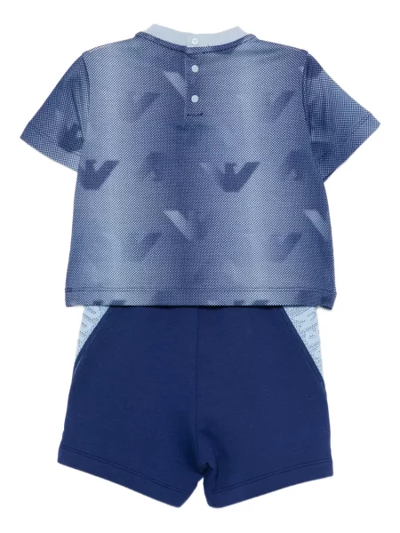 Szorty dziecięce Emporio Armani niebieskie