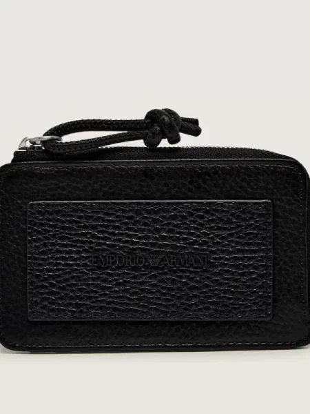 Portofel Emporio Armani din piele negru