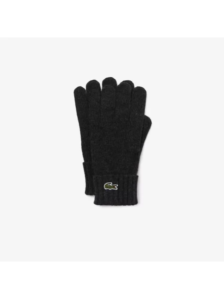 Перчатки Lacoste серые