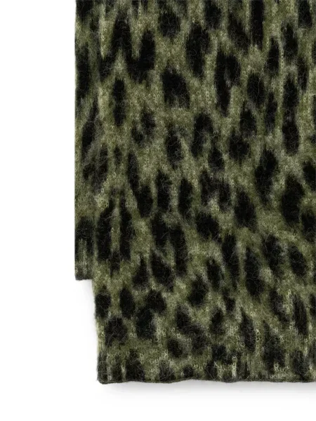 Fular Laneus cu model leopard verde