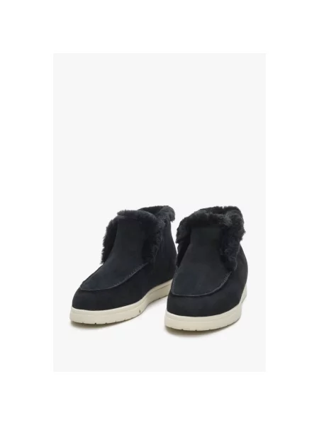 Зимові лофери Estro чорні