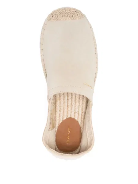Espadrile Gant din piele de căprioară fără toc