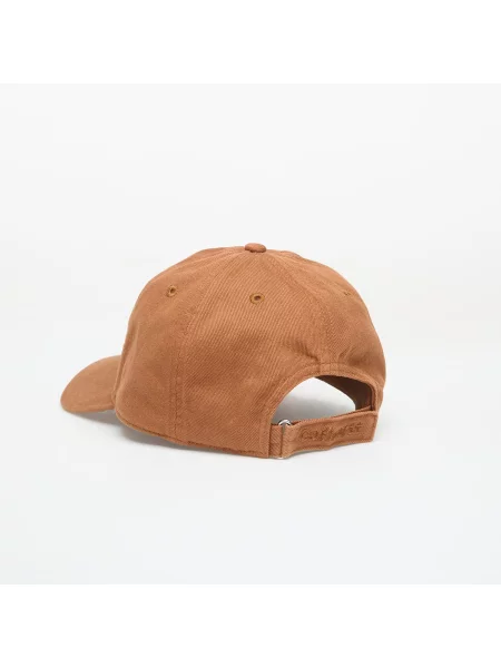 Шапка с козирки Carhartt Wip със сърца кафяво