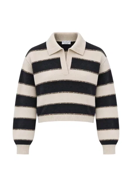 Pulover Brunello Cucinelli cu paiete