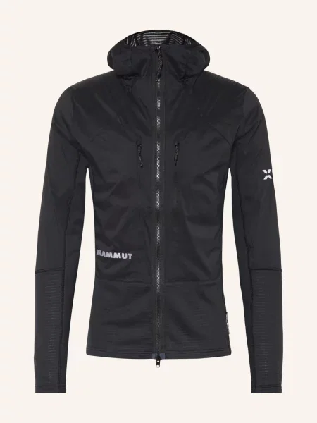 Mammut Hybridní Bunda Eiger Nordwand Z Materiálu Flex Air Hybrid černá bílá