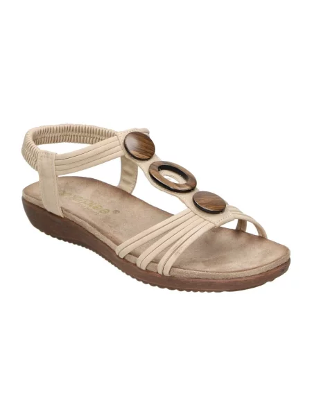 Sandále Amarpies béžová