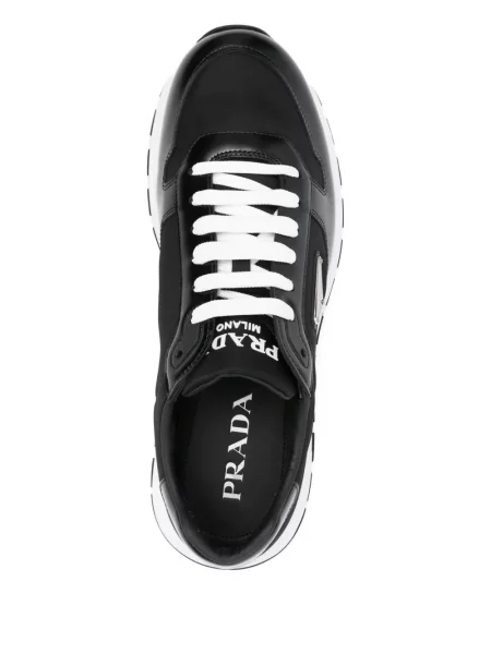 Sneakerși Prada din piele negru