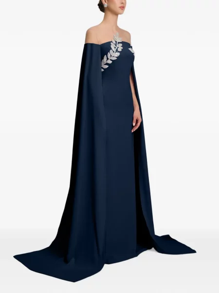 Rochie maxi Cristallini albastru
