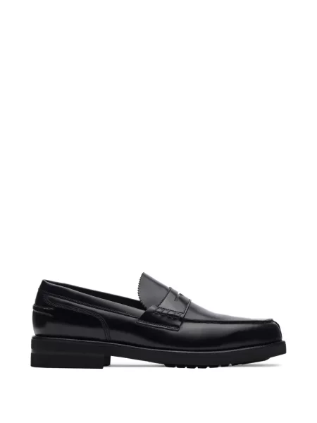 Pantofi loafer Lottusse din piele negru