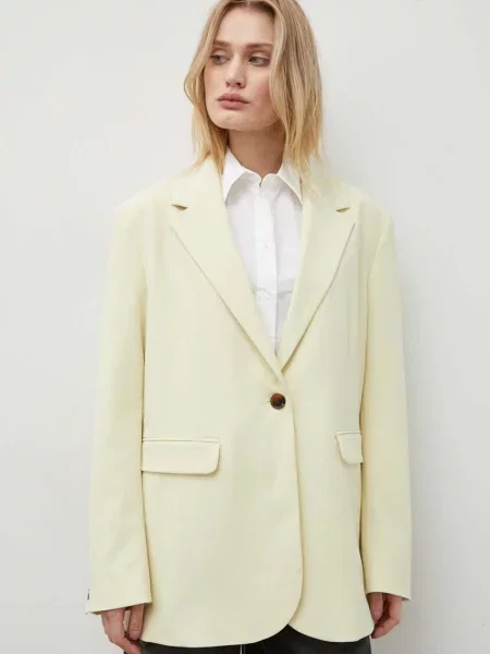 Samsoe Samsoe sacou un singur rand de neted bej