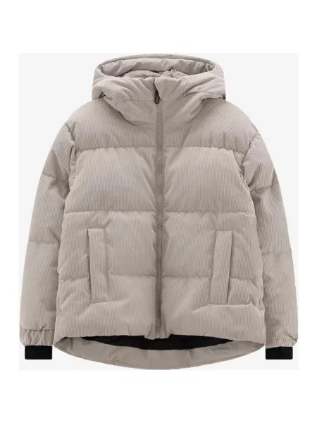 Kurtka z kapturem CMP Ski Fix Hood beżowy XS biała