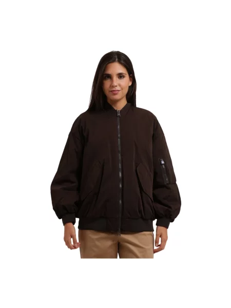 Kurtka bomber Armani Exchange brązowy