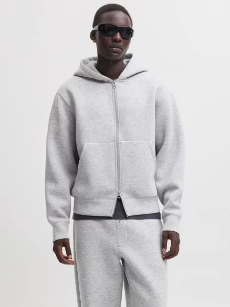 JACK & JONES Hanorac JCOLEGACY amestecat gri